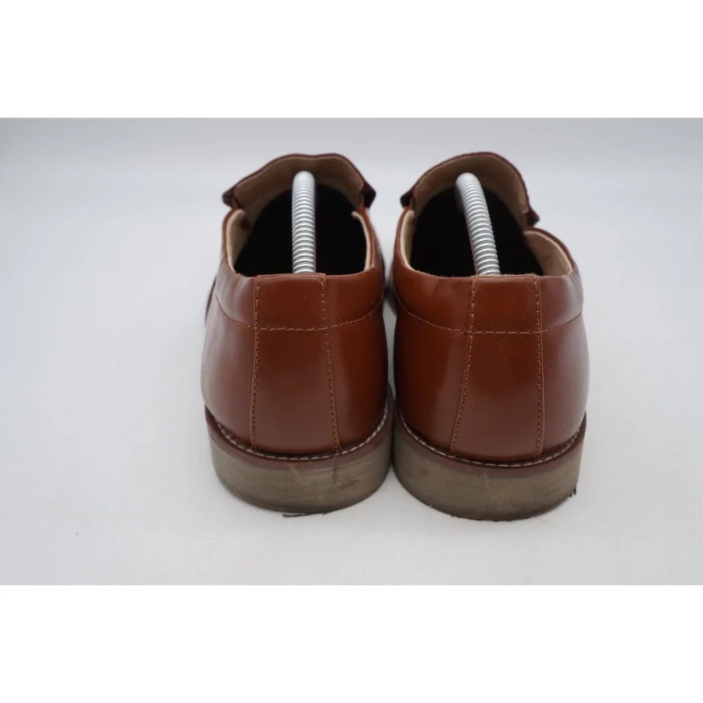 Flying Deer Robson Dress Shoes Slip On Oxford Brown Mens Size 9.5